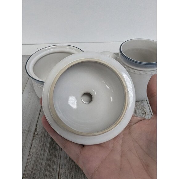 Vintage Johann Haviland Blue Bouquet Crowning Fashion Sugar Bowl Creamer Pitcher - Picture 4 of 9